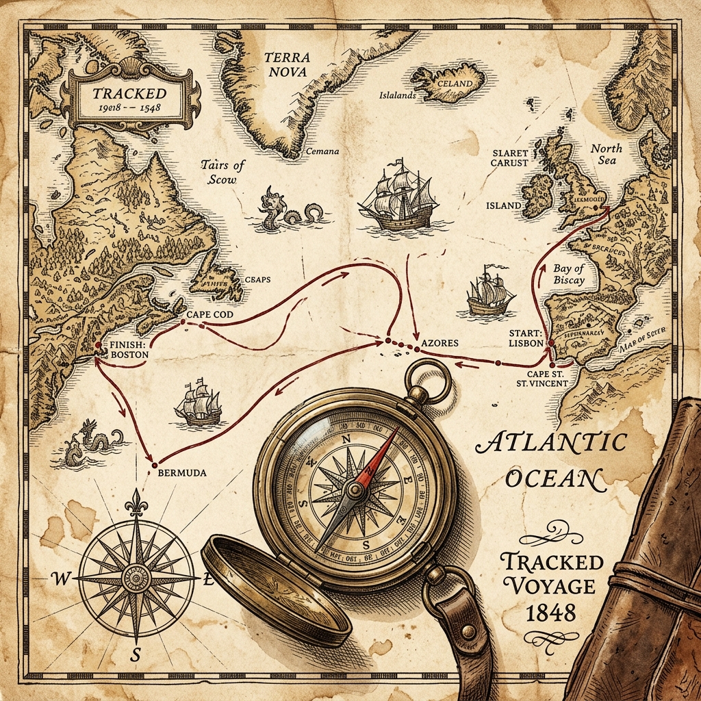 Map tracking coordinate handoff